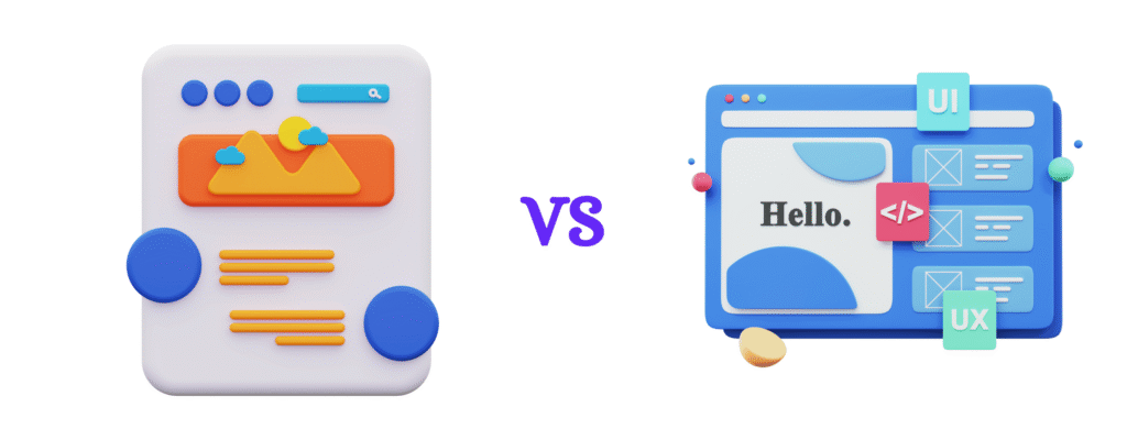 landing page vs home page
