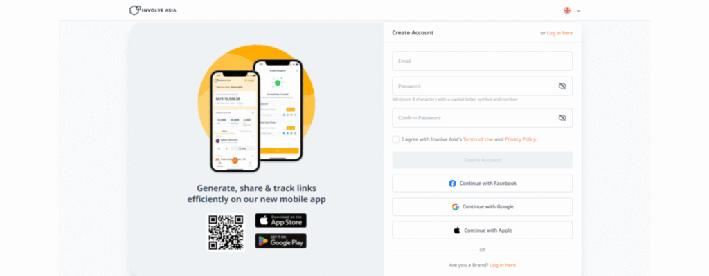 alur pendaftaran involve asia